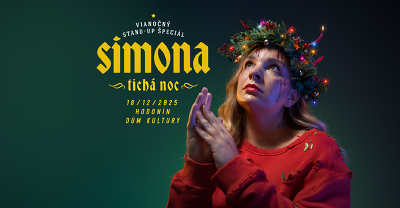 Plakát události Simona - Tichá noc (stand-up)