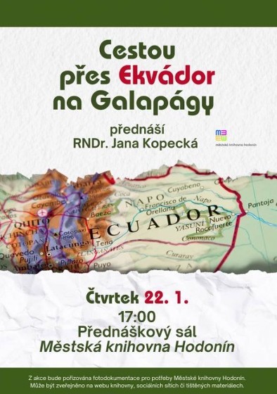 Plakát události Cestou přes Ekvádor na Galapágy