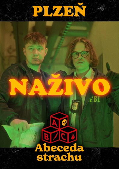 Plakát události Abeceda strachu NAŽIVO: Jak chytit sériového vraha?