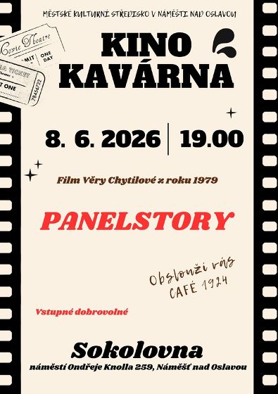 Plakát události Kinokavárna - Panelstory