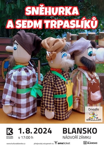 Plakát události Sněhurka a 7 trpaslíků | Pohádka na zámku