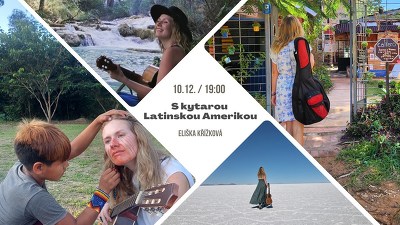 Plakát události S kytarou Latinskou Amerikou