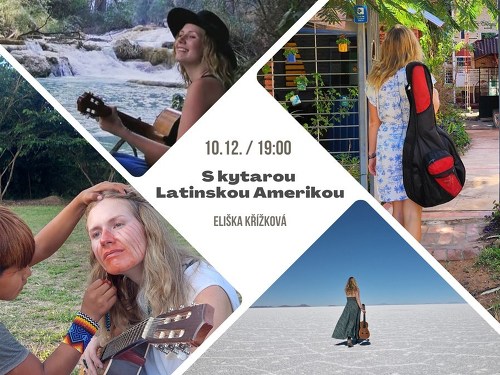Plakát události S kytarou Latinskou Amerikou