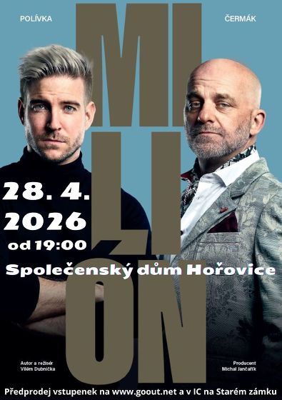 Plakát události Milión - hvězdně obsazené divadelní představení