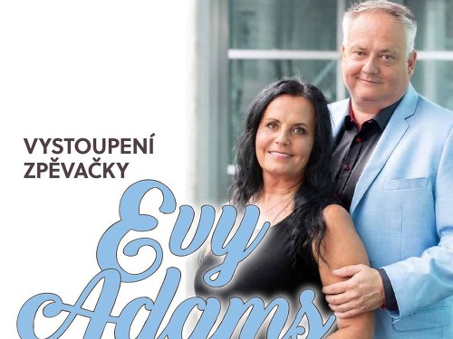 Plakát události EVA ADAMS z legendárního dua Eva a Vašek