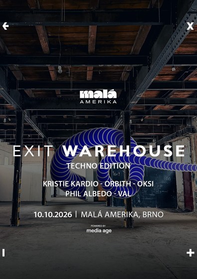 Plakát události EXIT Warehouse: Malá Amerika | Techno edition