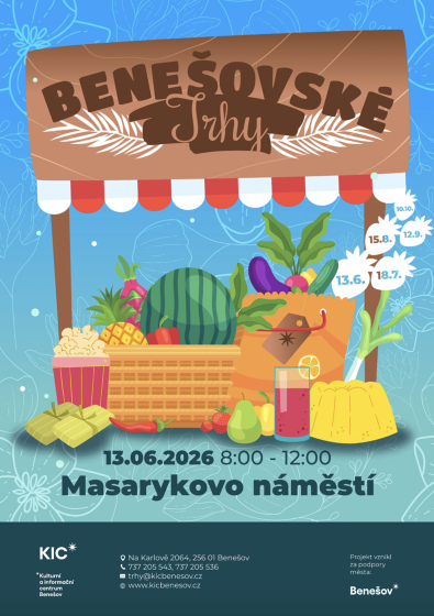 Plakát události Benešovské trhy