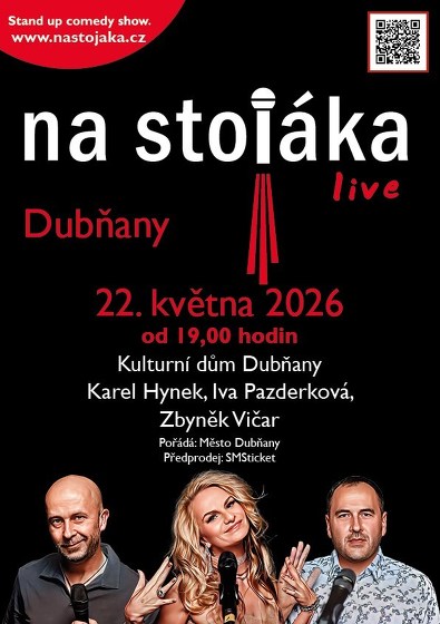 Plakát události NA STOJÁKA live