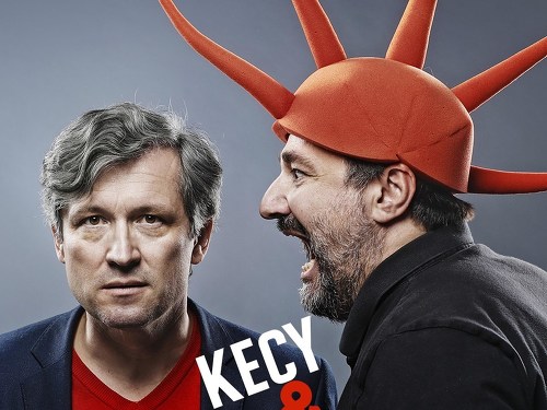 Plakát události Bohumil Pečinka a Petros Michopulos: Kecy & politika – live