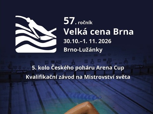 Plakát události Velká cena Brna 2026 v plavání