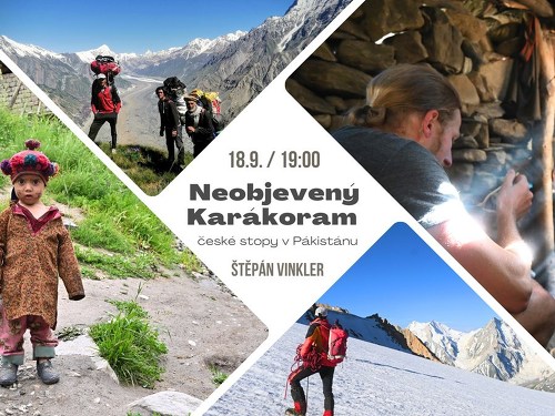 Plakát události Neobjevený Karákoram a české stopy v Pákistánu