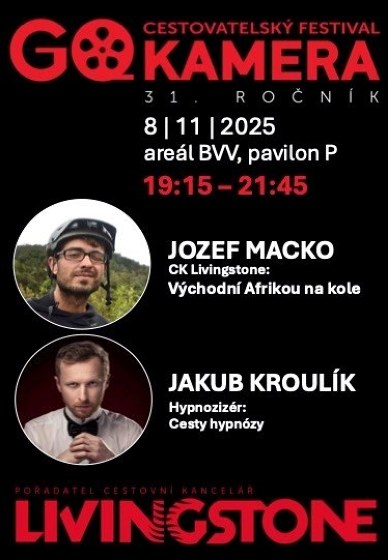 Plakát události Go Kamera 2025 | Jozef Macko, Jakub Kroulík