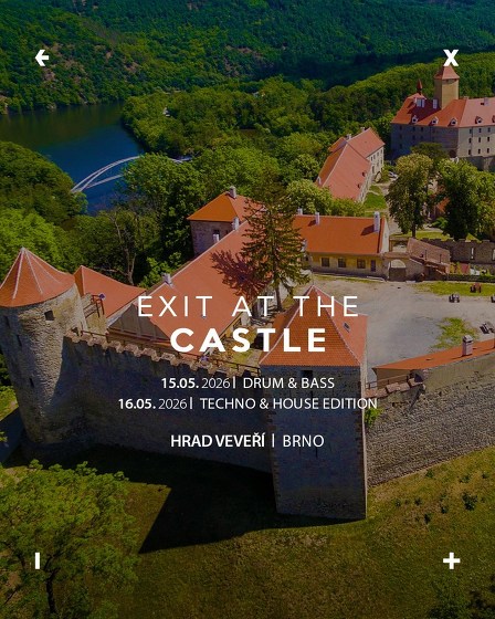 Plakát události EXIT At The Castle | Hrad Veveří | House/Techno edition