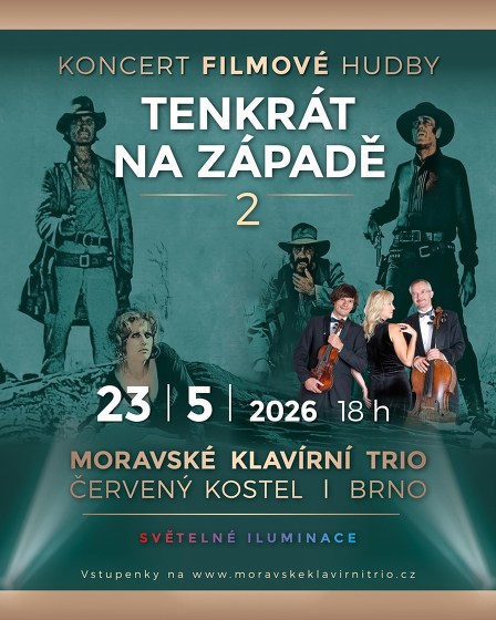 Plakát události Tenkrát na Západě 2, Koncert filmové hudby s iluminacemi