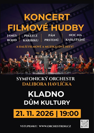 Plakát události Koncert filmové hudby