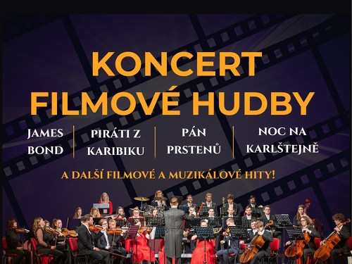 Plakát události Koncert filmové hudby