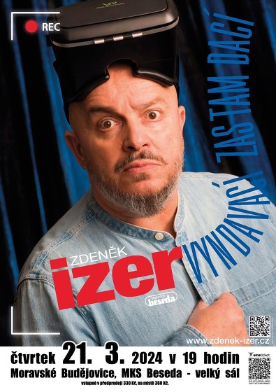 Plakát události Zdeněk Izer – Vyndavací zas tam dací