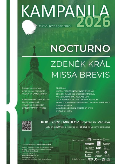 Plakát události NOCTURNO | KAMPANILA 2026