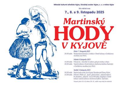 Plakát události Martinský hody v Kyjově