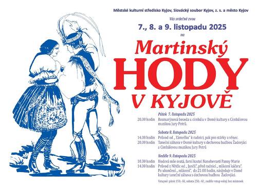 Plakát události Martinský hody v Kyjově