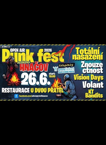 Plakát události Punk fest Hnačov