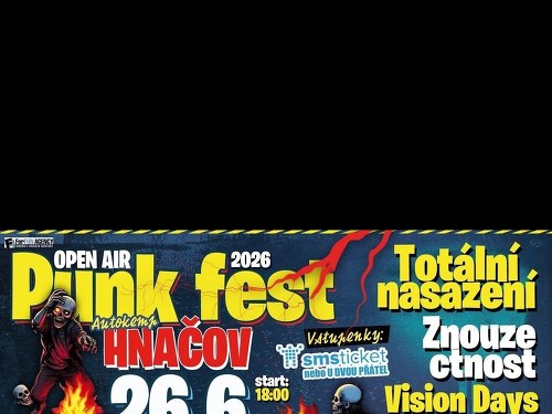 Plakát události Punk fest Hnačov