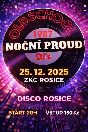 Plakát události VáNoční proud - Disco