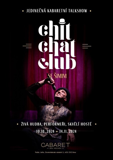 Plakát události CHIT CHAT CLUB - Talkshow