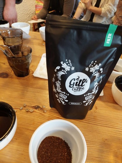 Plakát události Cupping v Gills Coffee