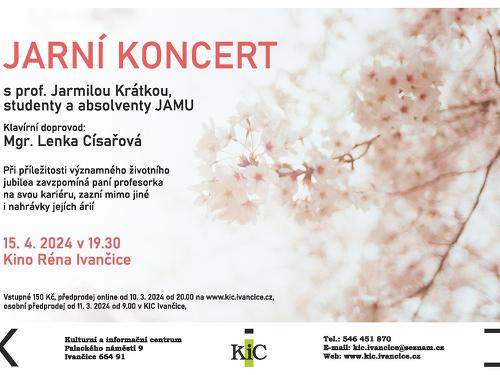 Plakát události Jarní koncert v Ivančicích
