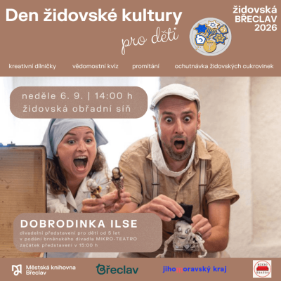 Plakát události Den židovské kultury pro děti