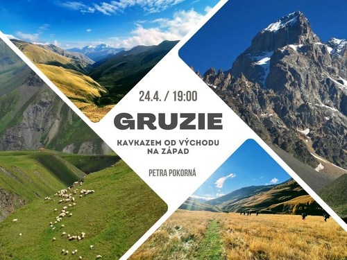 Plakát události Gruzie - Kavkazem od východu na západ