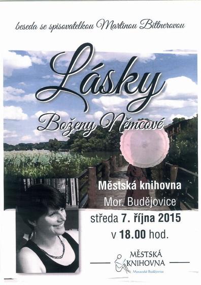 Plakát události Lásky Boženy Němčové