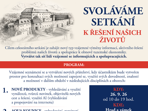 Setkání jako řešení problémů našich životů