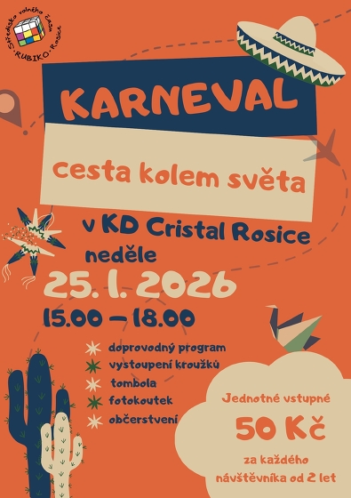 Plakát události Karneval - cesta kolem světa