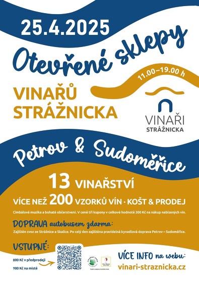 Plakát události Otevřené sklepy vinařů Strážnicka
