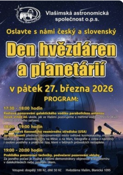 Plakát události Den hvězdáren a planetárií