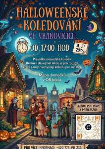 Halloweenské koledování ve Vranovicích
