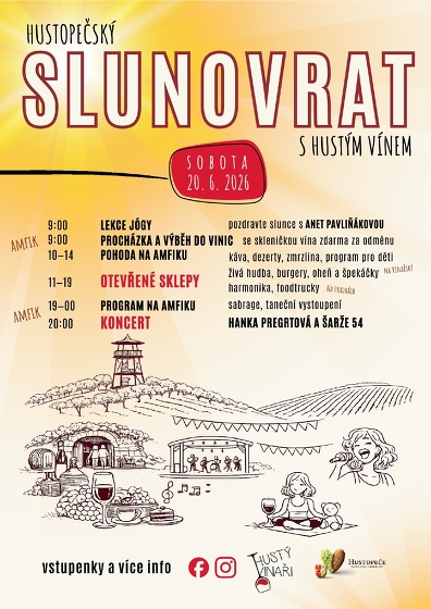 Plakát události Hustopečský slunovrat s vínem