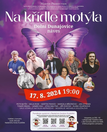 Plakát události Na křídle motýla