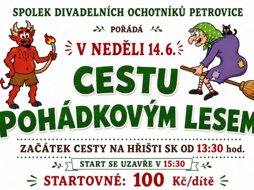Plakát události Cestu pohádkovým lesem