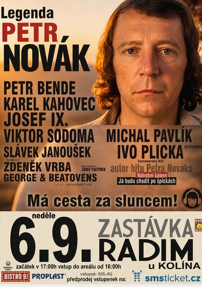 Plakát události Legenda Petr Novák