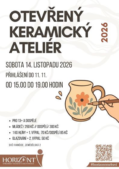 Plakát události Otevřený keramický ateliér listopad26-1