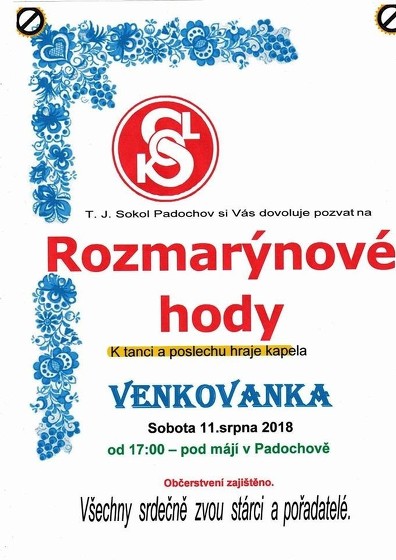Plakát události Rozmarýnové hody