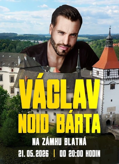 Plakát události Václav Noid Bárta na zámku Blatná
