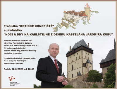 Plakát události Gotické Konopiště a přednáška 