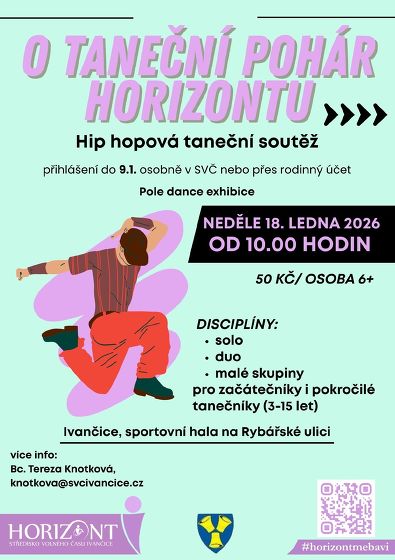 Plakát události O taneční pohár Horizontu