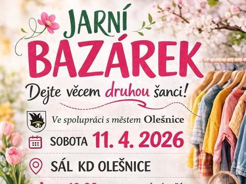Plakát události Jarní bazárek, Olešnice