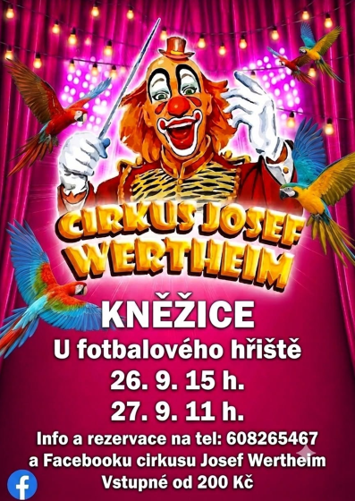 Plakát události Cirkus Josef Wertheim