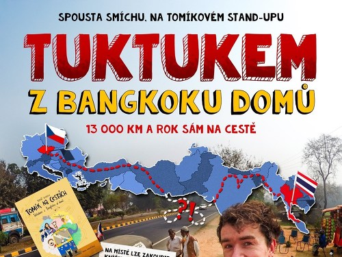 Plakát události Tomík na cestách – Tuktukem z Bangkoku domů